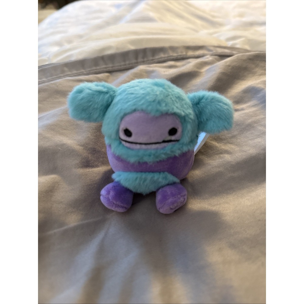 Squishmallow Micromallow Buna Bigfoot Purple Blue Capsule 3.5" (Abby)